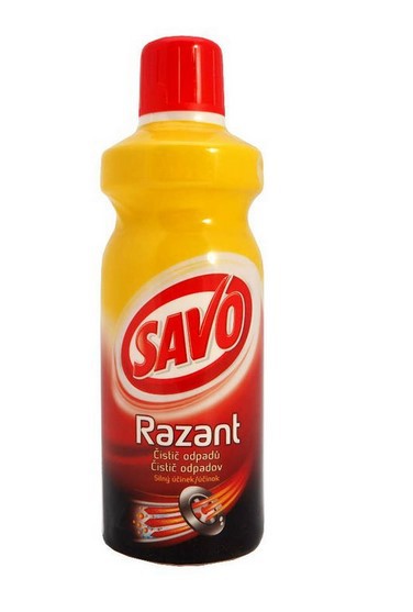 Savo Razant 1,2l /na čištění odpadů | Čistící, dezinf.prostř., dezodoranty - Odpady a plísně